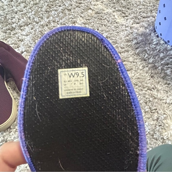 Rothy's The Chelsea Berry Lattice Knit High Top Sneaker‎ Ankle Boots Size 9.5 - Picture 8 of 10